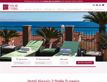 Tablet Screenshot of hotelrosa.it